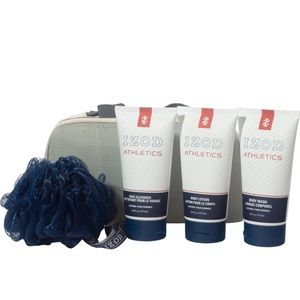 IZOD 5pc Dopp Kit Toiletry Bags SetTravel Athletics Collection (Athletics)